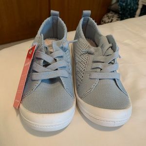 Roxy memory foam gray / blue flats - Brand New